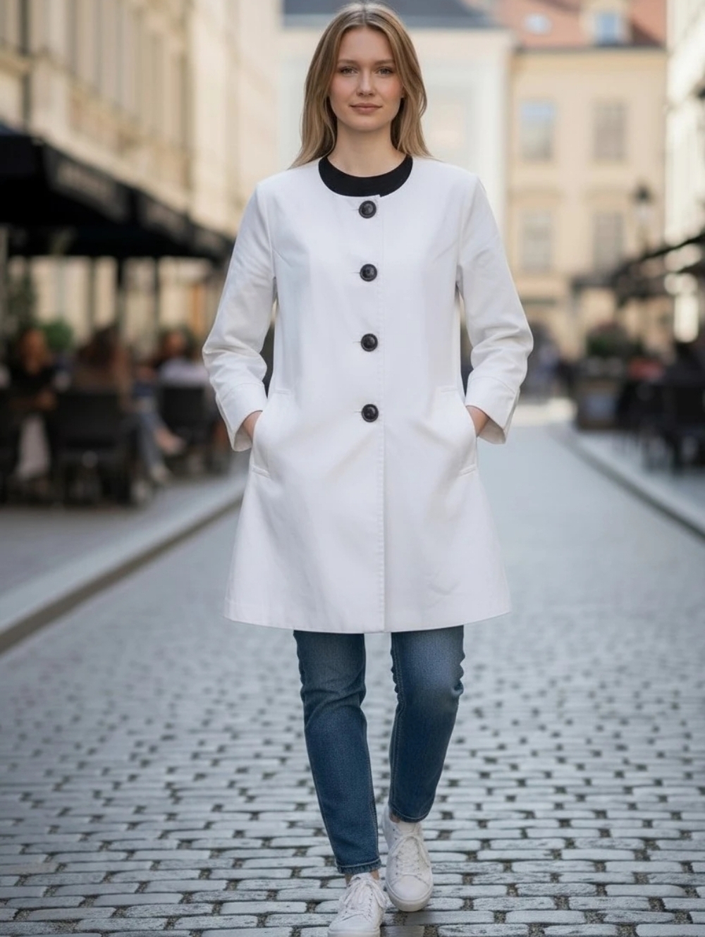 Pendleton White Women's Coat Sz Medium